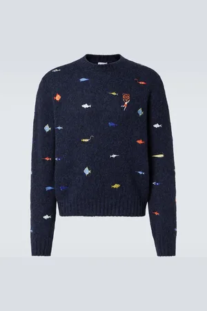 Loewe X Suna Fujita Deep Sea wool sweater
