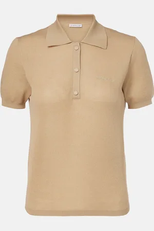 Moncler Logo cotton-blend polo shirt