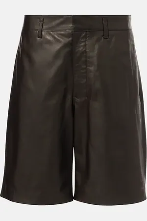 LEMAIRE Leather shorts