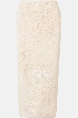 MAGDA BUTRYM Crochet midi skirt
