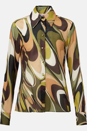 Puccini Onde cotton muslin shirt