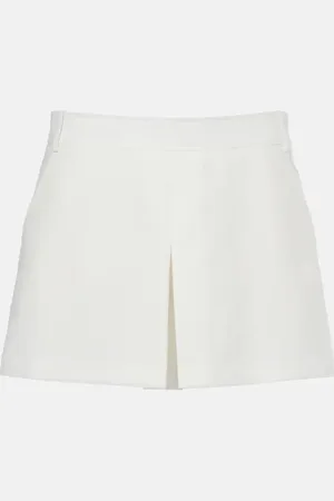 Tom Ford Cotton and silk-blend piquÃ© skort