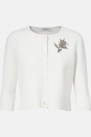 Alexander McQueen Embroidered cardigan