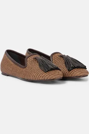 Brunello Cucinelli Monili woven loafers