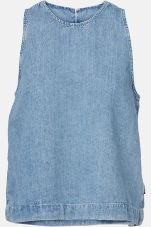 7 for all Mankind Kansas denim top