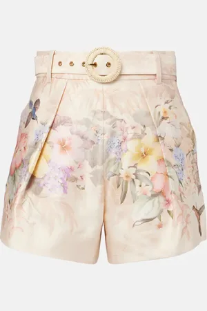 ZIMMERMANN Illuminate floral high-rise shorts