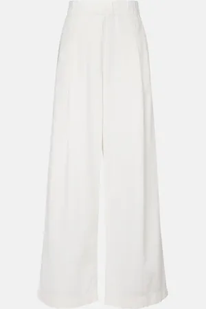 DRIES VAN NOTEN High-rise denim wide-leg pants