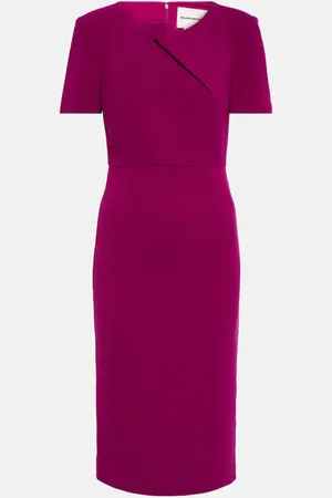 Roland Mouret Wool crÃªpe midi dress