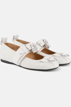 J.W.Anderson Lock leather ballet flats