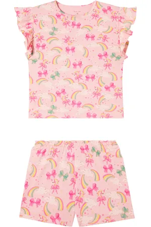 Konges Sløjd Lin Frill cotton top and shorts set