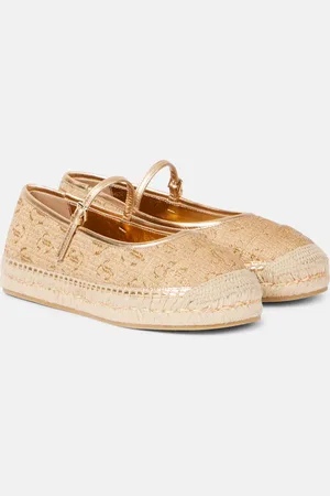 Jimmy Choo Aciel leather-trimmed espadrilles