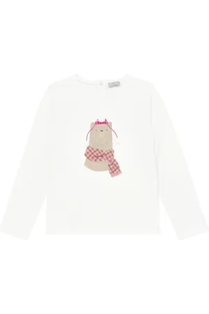 Il gufo Cotton jersey top