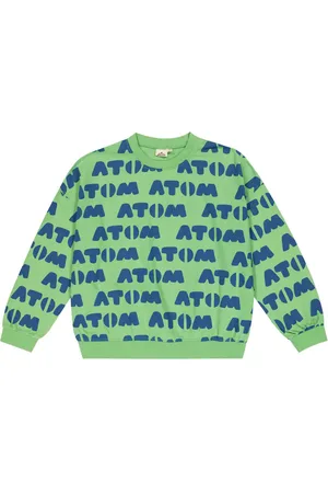 Jelly Mallow Atom printed cotton sweatshirt
