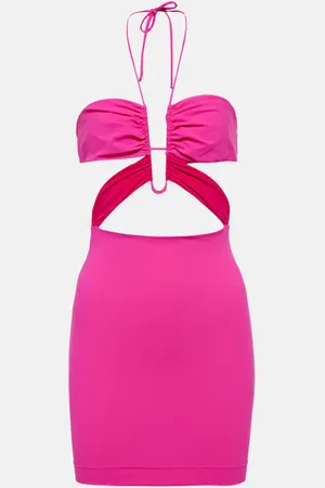 Nensi Dojaka Halterneck minidress