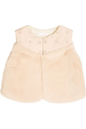 Chloé Baby faux fur vest