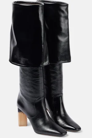 Chloé Georgia 90 leather knee-high boots