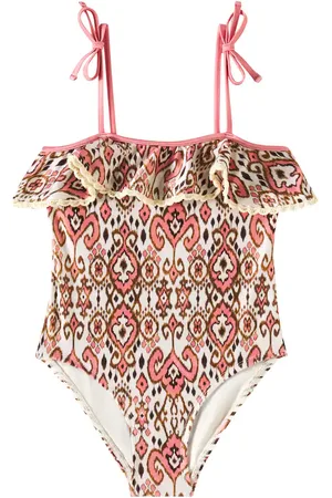 ZIMMERMANN Wylie ruffled printed swimsuit