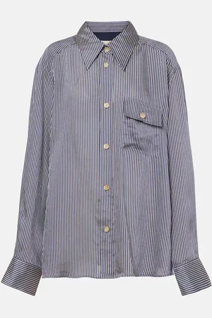 Khaite Yatty striped shirt