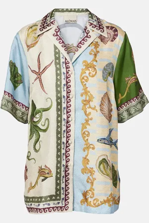ALÉMAIS Bath House silk shirt