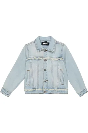 Molo Hattie frayed denim jacket