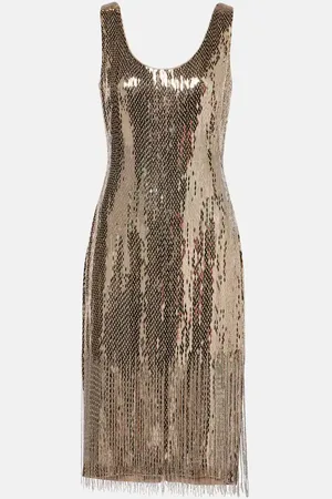 Ralph Lauren Dolley embellished silk midi dress