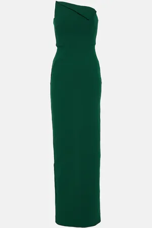 Roland Mouret Origami strapless bustier gown