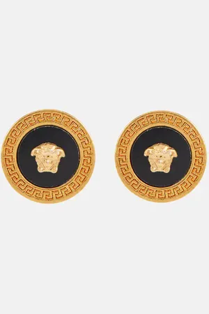 VERSACE Enamel Medusa stud earrings