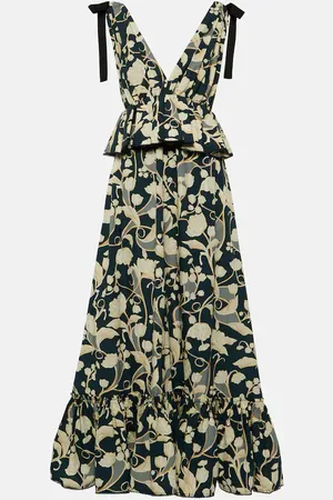 Agua by Agua Bendita Infinito Perla cotton maxi dress