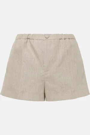 VALENTINO Linen canvas shorts