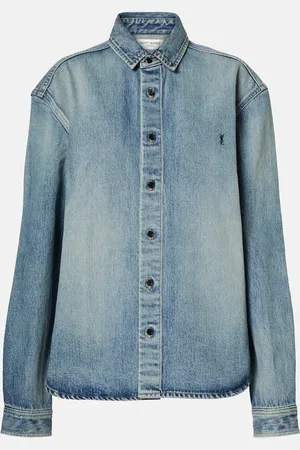 Saint Laurent Cassandre denim shirt