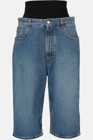 Alaïa Cropped barrel-leg jeans