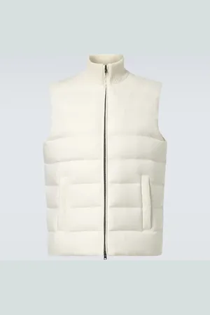 HERNO Silk and cashmere down vest