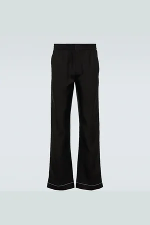 Prada Silk straight pants
