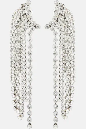 Isabel Marant Crystal-embellished fringe earrings
