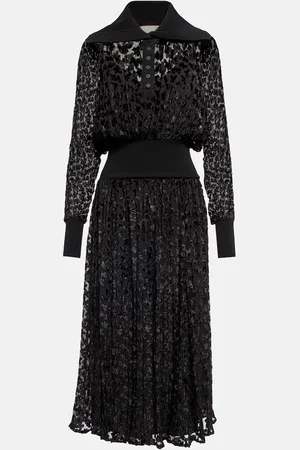 Tory Burch Velvet devorÃ© midi dress