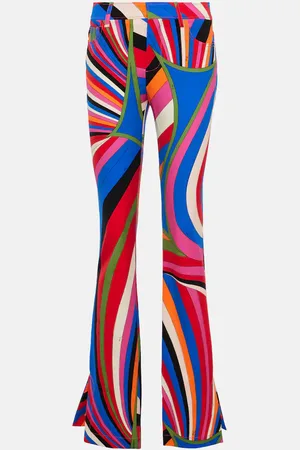 Puccini Iride printed flared pants
