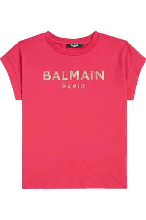 Balmain Logo cotton jersey T-shirt
