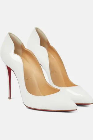 Christian Louboutin Hot Chick 100 patent leather pumps