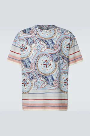 Etro Paisley cotton jersey T-shirt