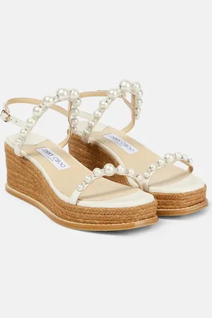 Jimmy Choo Amatuus 60 embellished espadrilles