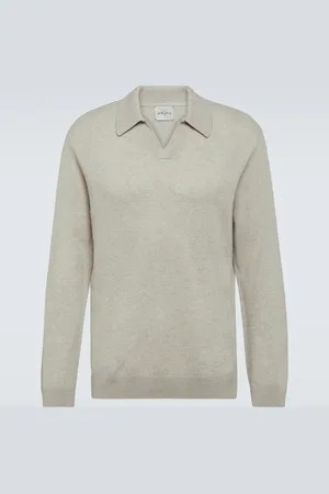 LE KASHA Gibson cashmere polo sweater