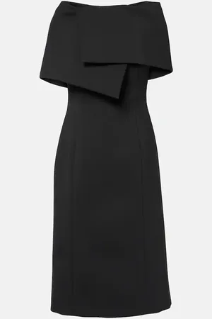 Oscar de la Renta Draped cocktail dress