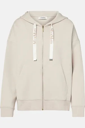 Max Mara Jour cotton-blend jersey hoodie