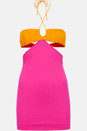 Nensi Dojaka Cutout cotton minidress