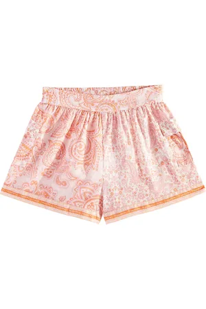 ZIMMERMANN Ottie paisley cotton shorts