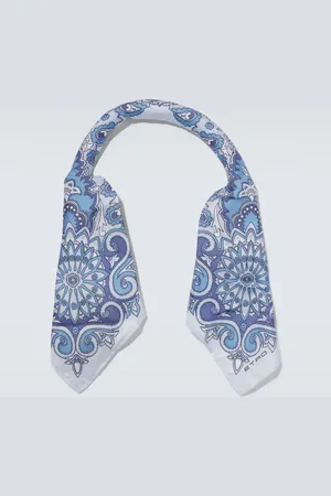 Etro Paisley silk scarf