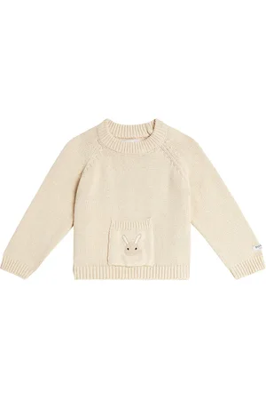 Donsje Baby Loeke embroidered cotton sweater
