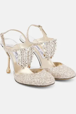 Jimmy Choo Verity 95 glitter pumps