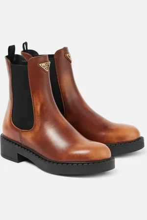 Prada Leather Chelsea boots