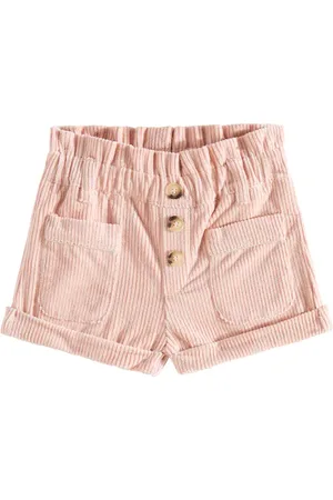 Chloé Baby cotton velvet shorts